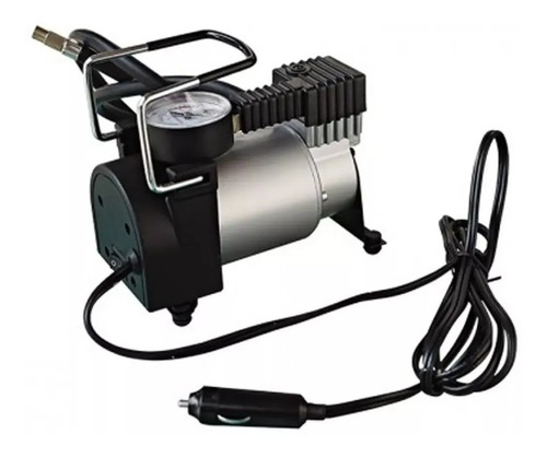 Compresor De Aire Mini A Batería Portátil Daza Dzjb86 35l 150w 12v Gris