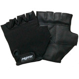 Guantes Cuero Gimnasio Proyec Fitness Gym Pesas Lycra