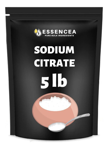 Polvo De Citrato De Sodio De 5 Libras Por Essencea Pure Bulk