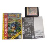 Sonic 3  Cib Original Sega Mega Drive