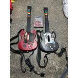 Juego Y Guitarras Originales Guitar Hero 2 Para Ps2