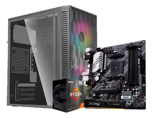 Pc Gamer Ryzen 7 5700g 16gb 480gb B550 Wifi Bt