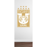 Vinil Decorativo Pared 90x46 Cms Tigres Futbol Liga Mx