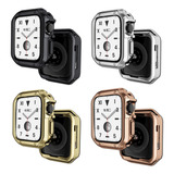 4 Fundas De Tpu Para Apple Watch Serie 8 7 Se 6 5 4 3 2 1