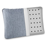 Almohada De Espuma Memory Foam Gel Carbón De Bambú Queen 