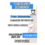 Planeación Tutoria Socioemocional 1 Por Proyectos Secundaria