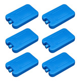 6 Paquetes De Hielo Refrigerantes, Bloques Azul 450ml
