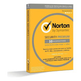 Norton Security Premium  10 Dispositivos  1 Año Suscripcion
