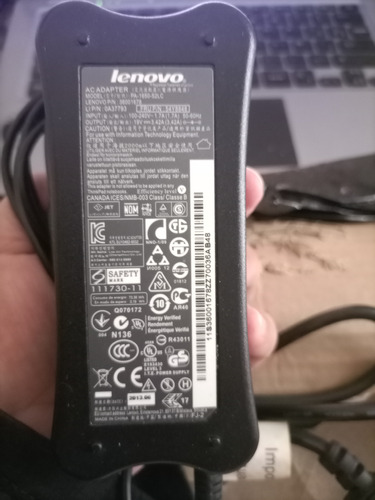 Cargador Fuente Lenovo Original 19v 3.42a