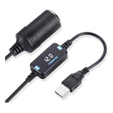 Farsense Cable De Alimentación Usb Cc De 5 V A 12 V (3 Pies)