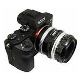 Manual De Nikon G Lente Para Sony E Adaptador Nikon F A...