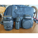 Câmera Dslr Canon 80d Lente Do Kit18/50mm E Bateria Extra