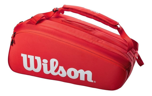 Bolso Raquetero Morral Tenis Funda Wilson 15pk Super Tour