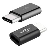 Soku 2 Adaptadores Tipo C A  Micro Usb V8 2.0 Universal