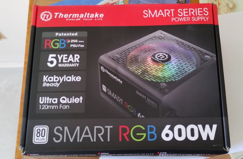 Thermaltake  Smart Rgb 600w 80 Plus Atx Fan 120 Color Negro