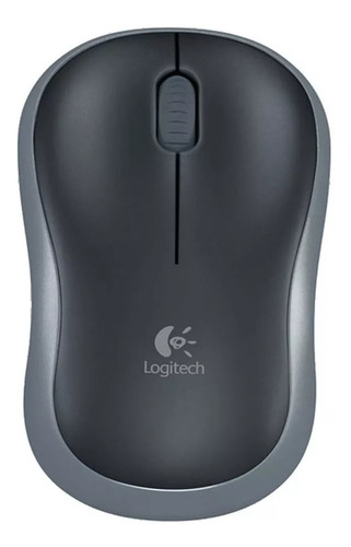 Logitech M185 Mouse Inalámbrico, Win Mac Chrome Gris-negro