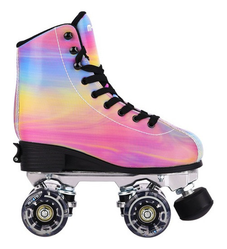 Patins Quad Micro Skate Twilight Rodas Led - Ajustável