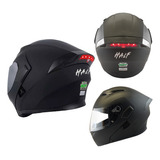 Casco Moto Deportivo Luz Led Stop Abatible Certificado K1