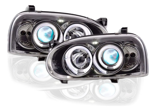 Faros C/lupa Ojo Angel Golf A3 93-99