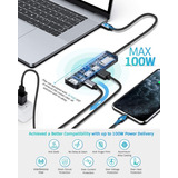 Hiearcool - Adaptador Usb C Para Macbook Pro, Adaptador Usb