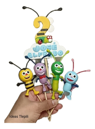 Bichikids Cake Topper Personalizado Adorno Pastel Cumpleaños