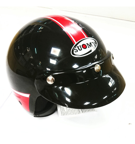 Casco Suomy Abierto Fun  Negro Talle M