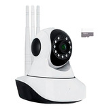 Camara 3 Antenas Wifi 1080p Hogar Negocio + Micro Sd 128gb