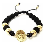 Pulsera San Miguel Arcángel Oro Laminado 18k Preford 11