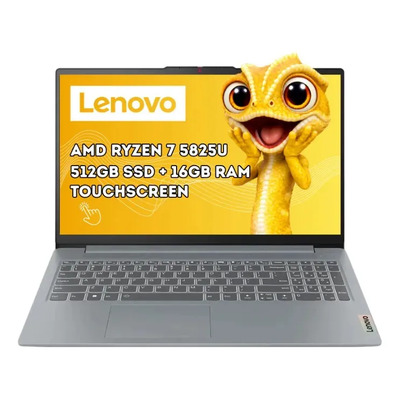Laptop Lenovo 15 Ryzen 7 5825u 16gb 512gb Ssd Win 11 Táctil | Meses sin interés