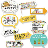 Party Fiesta Mexicana Photo Booth Puntales Kit - - Fiesta De