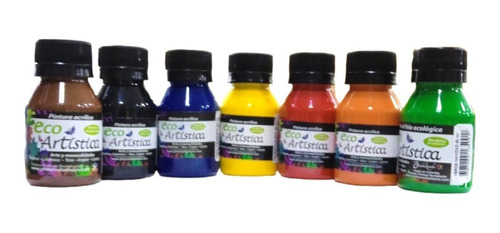 Pintura Acrílica Ecoartística 65ml X Unidad