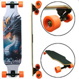 Skate Longboard First Class Simetrico Desenhos Variados