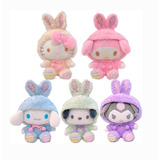 Peluches Sanrio Edición Bunny, My Melody, Kuromi, Kitty