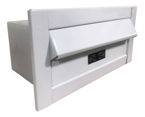 Caixa De Correio Frente Inox Branco 15x30