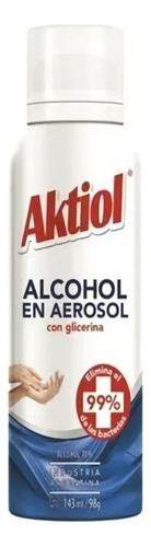 Aktiol Alcohol En Aerosol X 143 Ml Pack X 6