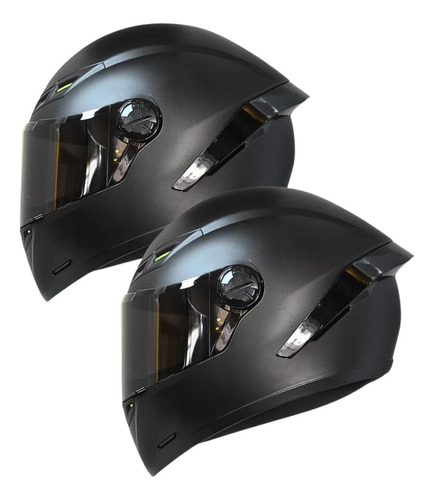 2 Casco Moto Ich 501 Integral Certificado Dot