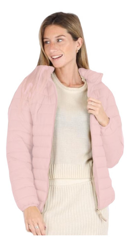 Campera Mujer Pluma Sintética De Nylon Soft 