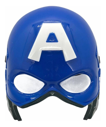 Mascara Con Luz Led Avengers Capitán América Disfraz Infanti