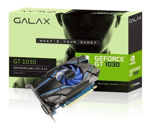 Placa De Vídeo Nvidia Galax  Geforce 10 Series Gt 1030 2gb