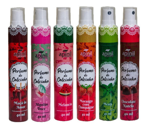 Kit 12 Perfume De Calcinha Spray Perfumado Evita Odor Apinil