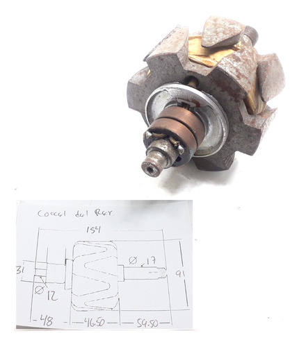 Inducido Rotor Alternador Corcel Del Rey Chevette Sierra Foto 2