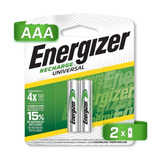 Pila Aaa Energizer Recharge Nh12-700 Cilíndrica