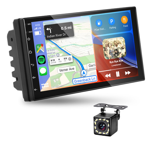 Radio Estéreo Para Coche De 7 Pulgadas Android Gps Fm Con Cá