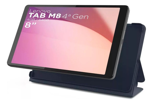 Tablet Lenovo M8 4ta Gen 64gb 4gb Wifi Lte +funda Abyss Blue
