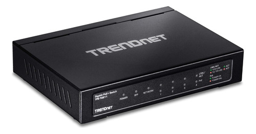 Conmutador Trendnet Gigabit Poe+ De 6 Puertos, Tpe-tg611, 4 