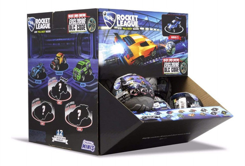 Rocket Liga Mini Pull-back Racer Car Mystery Bolas Sellado D