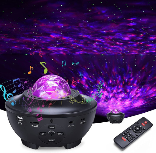 Proyector De Galaxia Led Y Sonido Bluetooth