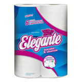 Papel Higienico Hoja Simple Suavidad Renovada Elegante 6x30m