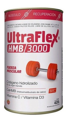 Colágeno Ultraflex Hmb 3000 Fuerza Muscular Polvo 420g