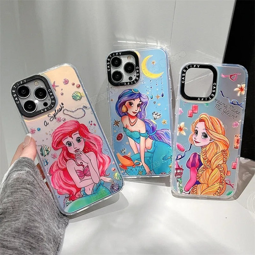 Funda Princesas De Disney Estilo Casetify Para iPhone.